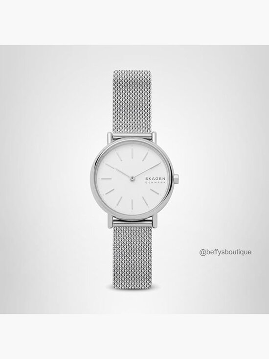 Minimalist Stainless Steel Mesh Watch - 30mm Case, Quartz Movement main image 4